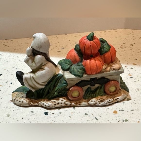 Halloween Village‎ Accessories Set Scarecrow Pumpkins Ghost Lemax, Spooky Hollow - Picture 4 of 16